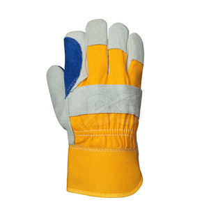 Gants de travail en cuir de qualité supérieure, résistants à la chaleur, légers, de sécurité industrielle, personnalisables - Product Image 4