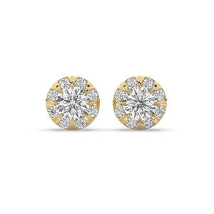 Boucles d'oreilles clous en diamant de laboratoire 3,96 carats, or 14 carats, certifiées IGI, légères, durables, bijoux de luxe pour femme, idéales pour les occasions spéciales - Product Image 3