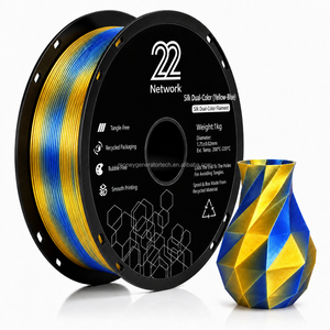 Filamento PLA de Seda Amarillo-Azul 1.75mm 1kg con Brillo Metálico para Impresora 3D, Venta al Por Mayor - Product Image 1