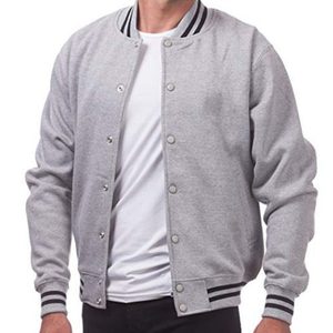 Wholesale Canvas <b>Waterproof</b> Breathable Single Button Plus Size <b>Winter</b> Baseball Sport Vintage Front Varsity <b>Jackets</b> OEM Brand - Product Image 6