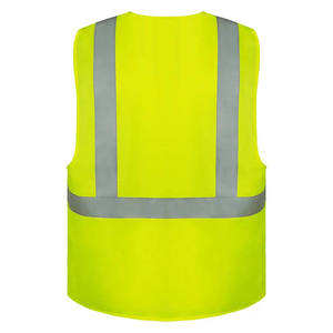 Gilet de sécurité professionnel en polyester imperméable classe 2 ANSI, prix de gros, avec maille réfléchissante, fonctions LED clignotantes et logo personnalisé - Product Image 3