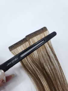 Extensiones de Cabello con Cinta Adhesiva |   Venta al por Mayor de Fábrica |   Rubio y con reflejos | # 613, Cabello Virgen Vietnamita y Cabello de Bebé, Color Mixto, Tono Ceniza - Product Image 1