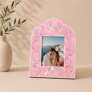 <b>Top</b> Quality Decorative Square Mother of <b>Pearl</b> Inlay Custom Design Photo Frame Handicrafts Wall Decor Customizable Size - Product Image 3