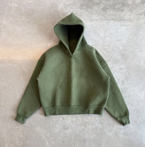 Conjunto de Sudadera con Capucha y Pantalones Deportivos de Invierno para Hombre, 100% Algodón, Opciones de Diseño de Impresión Personalizada, Transpirable, Color Sólido, 2 en 1 - Product Image 6