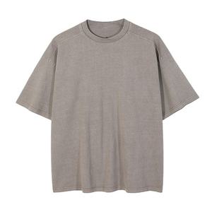เสื้อยืดคอกลมแขนสั้นทรงหลวมระบายอากาศได้ดีสำหรับผู้หญิง ผ้าฝ้าย 100% น้ำหนัก 4.5 ออนซ์ เนื้อผ้าเจอร์ซีย์เบา พิมพ์โลโก้ ย้อมสีพื้น รับผลิตแบบ OEM ขายส่ง - Product Image 1