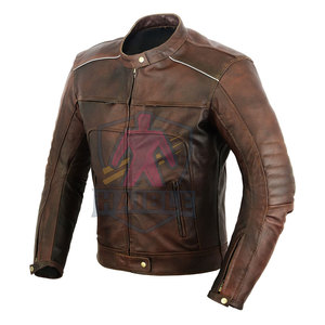 Chaqueta de Motociclismo de Cuero Ligera y Transpirable para Hombre, con Mangas Largas, para Invierno - Product Image 5