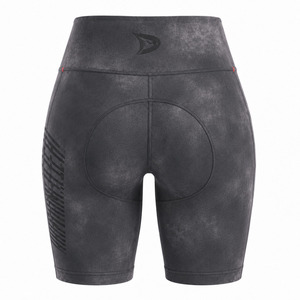 Shorts Casuales de Cintura Baja para Mujer, Transpirables, Ecológicos, de Punto, con Spandex y Algodón, Corte Regular, Logotipo en la Pierna Izquierda, Cordón Ajustable - Product Image 2