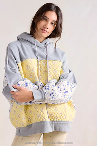 Sudadera con Capucha para Mujer, Diseño Bordado, Estilo Casual, Holgada, con Parches, para Primavera/Otoño/Invierno, en Oferta - Product Image 3