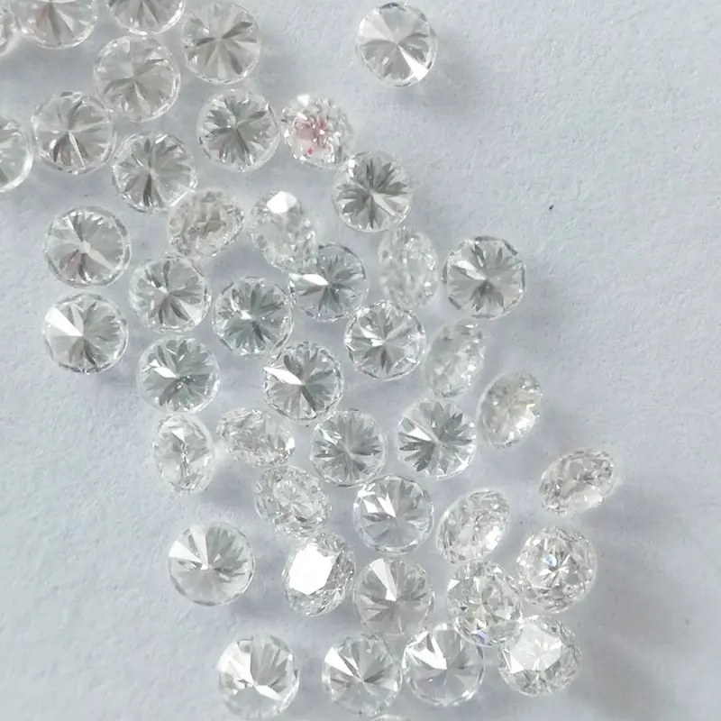 3 MM GH di colore. VS chiarezza 1.00 ct Tcw bianco laboratorio coltivato CVD HPHT diamante sintetico lucidato per gioielli in oro rosa