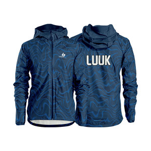 Chaqueta Cortavientos con Capucha para Hombre, Personalizada, Ecológica, de Alta Calidad, para Primavera, Estilo Urbano, Cierre de Cremallera, 100% Nailon, Impermeable - Product Image 1