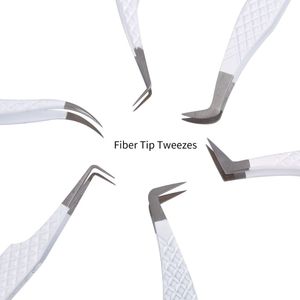 Pinzas para Cejas Laah con Logotipo Personalizado Gratuito, Pinzas de Volumen de 90 Grados, Pinzas para Extensión de Pestañas con Punta de Fibra, Pinzas para Pestañas - Product Image 3
