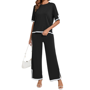 Survêtements pour femmes de haute qualité, respirants, en coton/polyester, 2 en 1, pour un usage décontracté et une personnalisation de la tenue de sport - Product Image 4