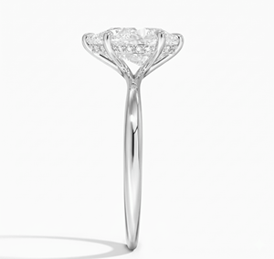 Anillo de Compromiso con Diamante Corte Pera, Clásico para Mujer, Diamantes Cultivados en Laboratorio - Product Image 4