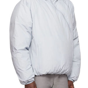 Custom Winter Puffer <b>Jacket</b> Zipper Front Solid Color Warm High Business Wear <b>Waterproof</b> <b>Lightweight</b> OEM Service Puffer <b>Jacket</b> - Product Image 5