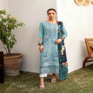 <b>Eid</b> Sale Indian and <b>Pakistani</b> Heavy Embroidery Work <b>Dresses</b> <b>Pakistani</b> and Indian Salwar Kameez Three Piece Saari for Women - Product Image 4