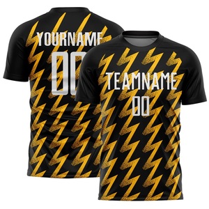 Ensembles d'uniformes de football personnalisés, séchage rapide, respirants, 100% polyester, unisexe adulte, conception de logo personnalisée, service OEM - Product Image 5