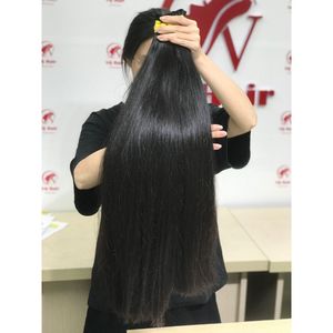 Vqhair ผมดิบแบบหยิกสองชั้นสำหรับต่อผมมนุษย์ผมตรงเงางามแบบชาวพม่า - Product Image 2