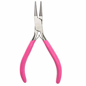 Pince à bec rond pour bijoux, en acier inoxydable durable, pour pliage de fil de précision, idéale pour les artisans de bijoux et les professionnels. - Product Image 1