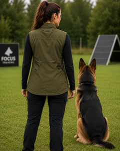 เสื้อกั๊กสำหรับผู้ฝึกสุนัข K9 แบบปรับแต่งได้ สำหรับฤดูหนาว ผ้าโพลีเอสเตอร์แบบกลับด้านได้ อเนกประสงค์ ระบายอากาศได้ดี กันน้ำ มีซิป เหมาะสำหรับกิจกรรมกลางแจ้ง ใช้ได้ทั้งชายและหญิง - Product Image 3