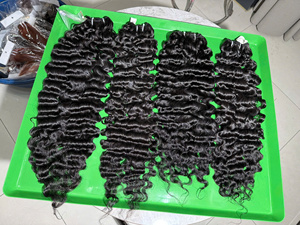 ผมเวอร์จิ้นแบบมัด 24 นิ้ว ลอนลึก สีธรรมชาติ 100 กรัม - Product Image 4