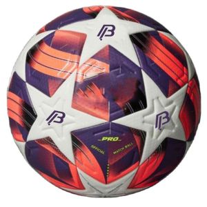 Ballon de football d'entraînement léger et écologique, design Champion League, en cuir PU 3,5 mm, taille 5, imperméable, personnalisable, le meilleur de sa catégorie en gros - Product Image 1