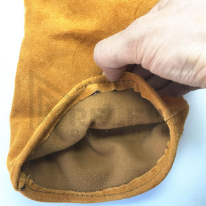 Leather Welding <b>Gloves</b> Heat Resistant Kevlar Stitching Heavy Duty Safety <b>Gloves</b> for Industrial Metal Work Protection - Product Image 4