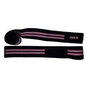 Enveloppes de genou de 39 pouces (paire) avec sangles pour squats haltérophilie Powerlifting Leg Press Cross Training Flexible Striped Pattern - Product Image 2