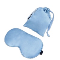 Masques pour les yeux en soie de mûrier 100% personnalisés avec logo imprimé, ensemble cadeau 16mm, pochette 20.5x9.5cm, respirants, doux, ajustables, toutes saisons, formels