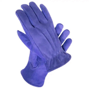 Gants de sécurité pour conducteurs avec logo personnalisable, en cuir de vachette grainé robuste, antidérapants, avec manchette élastique, protection industrielle des mains - Product Image 6