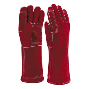 Guantes de Soldadura de Piel de Vacuno de Primera Calidad, Resistentes al Fuego, para Trabajo Pesado y Construcción - Product Image 5