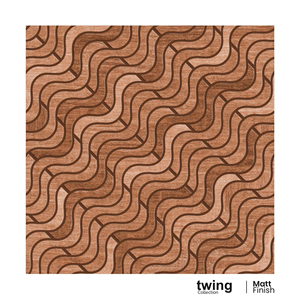 กระเบื้องพอร์ซเลนแบบด้าน รุ่นโมเดิร์น ขนาด 600x600 มม. 60x60 ซม. 24x24 นิ้ว พื้นผิวเซรามิกเรียบ ทนทาน เหมาะสำหรับปูพื้นและผนังภายใน คุณภาพพรีเมียม - Product Image 1