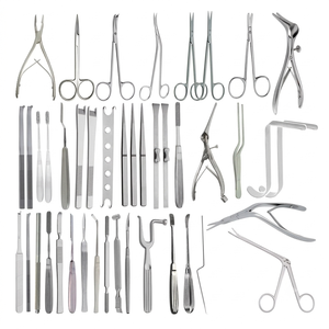 Juego de 10 Piezas de Instrumental Quirúrgico Nasal ENT de Acero Inoxidable Sólido, Esterilizable y Reutilizable para Rinoplastia y Cirugía de Oído, Nariz y Garganta - Product Image 1