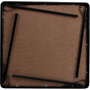 Madelyn 33.5'' Square Multipurpose Card <b>Table</b> with Comfortable Padded Vinyl Top for Various Purposes - Product Image 5