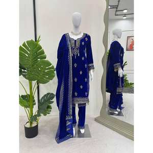 Conjunto de traje XL para fiesta con bordado de hilo y lentejuelas - Product Image 2