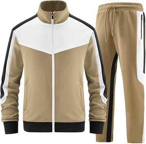 Conjuntos Deportivos Casuales para Hombre, Conjuntos de Sudadera de Manga Larga, Chaquetas y Pantalones Deportivos, Conjunto de 2 Piezas - Product Image 1