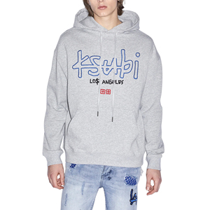 Sudaderas Ksubi de Alta Calidad para Hombre, Estilo Vintage con Lavado Ácido, Sudaderas con Capucha y Cuello Redondo, Modelo Flared Heavyweight Thorned Ekcess KSUBI para Unisex - Product Image 1