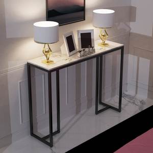 Handcrafted Metal <b>Console</b> Furniture Featuring <b>Marble</b> Top Modern Decorative <b>Table</b> For Luxury Hallway Display Requirements - Product Image 6
