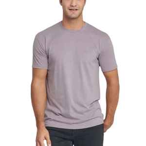 T-shirt de musculation pour homme, col rond, polyester/coton, pour la salle de sport et les exercices. - Product Image 1