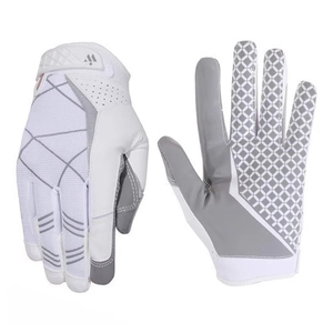 Gants de football américain personnalisés de haute qualité avec grip en latex, gants de receveur de qualité supérieure pour le football, personnalisables avec logo imprimé - Product Image 3