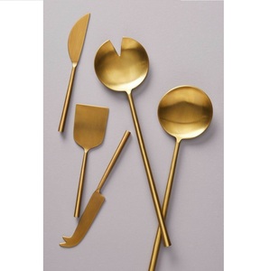 Premium Stainless Steel Knife Fork Spoon <b>Set</b> Mirror Polished Cutlery <b>Set</b> Eco-Friendly 5-Piece Tableware <b>Set</b> Nordic Style Cutlery - Product Image 2