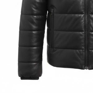 แจ็คเก็ตหนังคุณภาพสูงสั่งทำพิเศษสำหรับผู้ชาย แฟชั่นล่าสุดปี 2026 แจ็คเก็ตหนังผู้ชายแขนยาว - Product Image 5