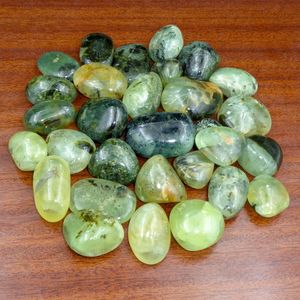 Piedras de Prehnita Natural Pulimentadas, Cristal Curativo de Prehnita Verde para Reiki, Meditación, Decoración Energética, Venta al por Mayor - Product Image 5