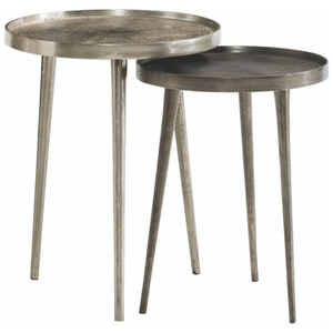 Mesas de centro y nido de lujo para sala de estar, fabricadas en metal de la mejor calidad, chapadas en oro de alta calidad, con tapa redonda de mármol, procedentes de la India. - Product Image 3