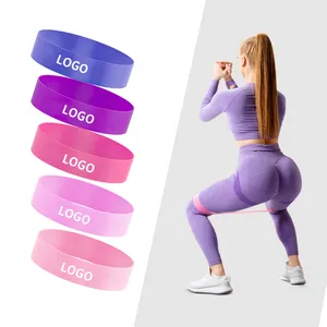 Mini bandes à boucles de résistance imprimées sur mesure Bandes de fitness Ensemble de bandes de résistance avec logo