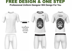 Traje de Compresión para Hombre con Diseño Elegante y Estampado por Sublimación, Tela Transpirable de Excelente Calidad, Conjunto de Rashguard de Manga Larga para MMA - Product Image 2