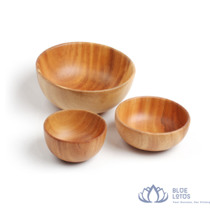 Tazón de Madera para Ensaladas Blue Lotus Farm, Diseño Moderno y Lujoso, Ecológico y Duradero para la Cocina o Mesa de Comedor, MÁS VENDIDO - Product Image 1