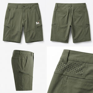 Pantalones Cortos Deportivos Urbanos Premium Unisex Negros para Gimnasio y Running, Transpirables, con Bolsillos Laterales, Cintura Elástica, Secado Rápido - Product Image 6