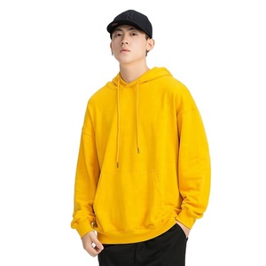 Sudadera con capucha para hombre, con cordón, liso, con bolsillo canguro - Product Image 4