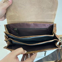 Sac à bandoulière vintage en cuir véritable pour femme, petit sac à main, design classique à rabat, voyage quotidien, élégant sac à main marron