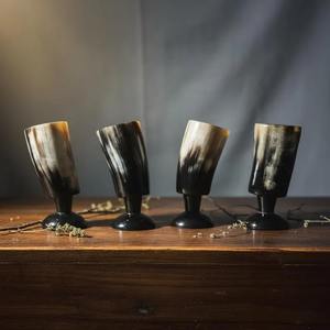 Copa de Vino Vikinga Clásica de Alta Calidad, Hecha a Mano en India, para Fiestas - Product Image 6